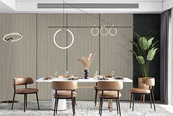 酒泉轻奢风格-餐厅