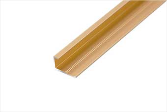 酒泉航空纤维墙咔铝合金边条（钛金氧化）