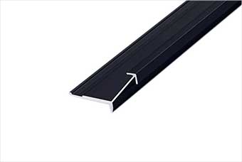 酒泉航空纤维墙咔铝合金阳角线(哑黑氧化)