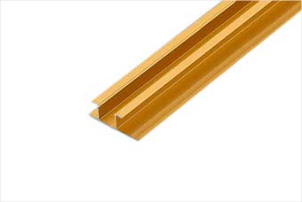 酒泉航空纤维墙咔铝合金带灯中条（钛金氧化）