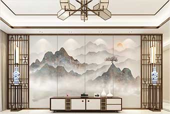 酒泉森佰汇航空纤维（山水画系列）